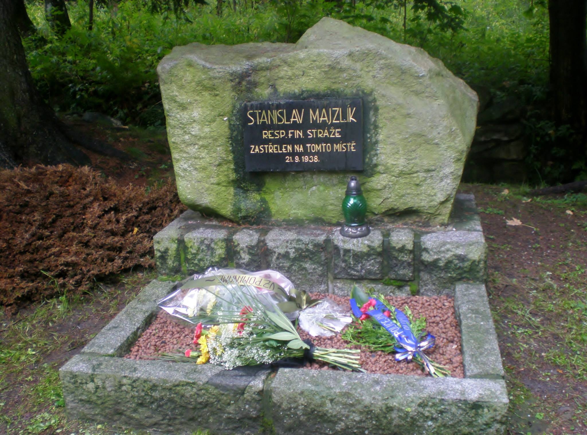 Pomník Stanislava Majzlíka v Nových Vilémovicích