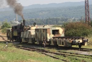 Replika obrněného vlaku na Slovensku